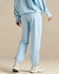 Comfort Cuffed Hem Joggers | Blue Haze