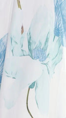 Lila Strapless Maxi Dress - Wildflower Blue