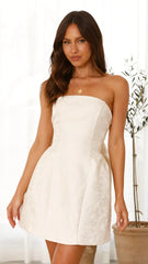 Vandana Mini Dress - Cream