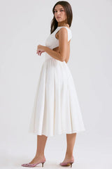 Sienna Open Back Midi Dress