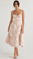 Selena Corset Midi Dress
