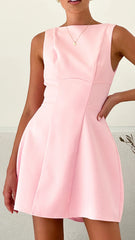 Rafiki Mini Dress - Baby Pink