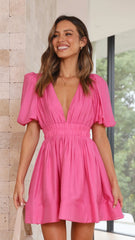 Erin Mini Dress - Pink