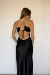 Genesis Satin Midi Dress