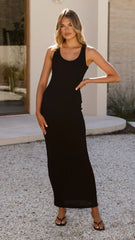 Zahara Maxi Dress - Black