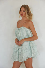 Masie Floral Babydoll Mini Dress