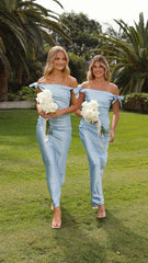 Frida Maxi Dress - Blue