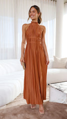 Frances Maxi Dress - Rust