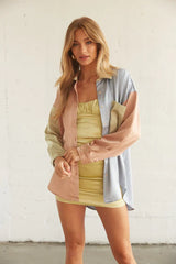 Sabine Satin Bustier Mini Dress