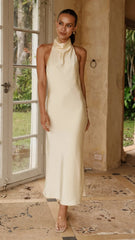 Rina Midi Dress - Yellow