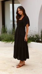 Lainey Midi Dress - Black
