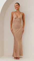 Ziah Maxi Dress - Latte