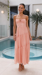Cove Maxi Dress - Apricot
