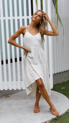 Zoey Midi Dress - Natural