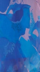 Casey Maxi Dress - Blue / Pink Print
