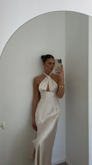 Amalia Maxi Dress - Champagne
