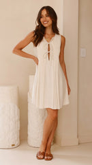 Olivio Mini Dress - Oat
