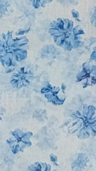 Mady Maxi Dress - Blue Floral