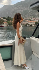 Dae Maxi Dress - White/Natural