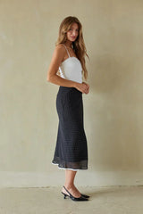 Melissa Polka Dot Midi Skirt
