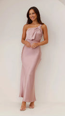 Greta Maxi Dress - Dusty Pink