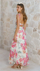 Katana Midi Dress - Spring Floral