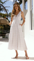 Monica Midi Dress - Atlas Print
