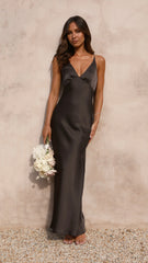 Ziah Maxi Dress - Espresso