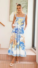 Saleema Maxi Dress - Blue Doll