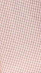 Sahirah Mini Dress - Beige / White Gingham