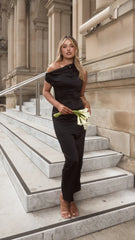 Harlowe Maxi Dress - Black