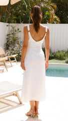 Tallulah Midi Dress - White