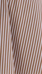 Alaya Mini Dress - Brown/Blue Stripe
