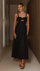 Harleigh Midi Dress - Black