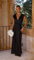 Selma Maxi Dress - Black