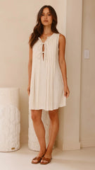 Olivio Mini Dress - Oat