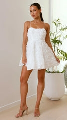 Ada Mini Dress - White