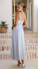 Zina Maxi Dress - Blue