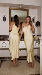 Greta Maxi Dress - Yellow