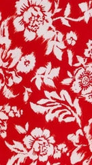 Margie Midi Dress - Red Floral