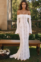 Celeste Off-Shoulder Lace Dress