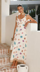Airlie Maxi Dress - Shell Print