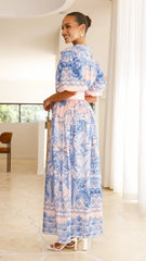 Vania Maxi Dress - Madeline Blue