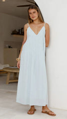 Aspen Maxi Dress - Baby Blue