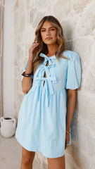Arana Mini Dress - Blue