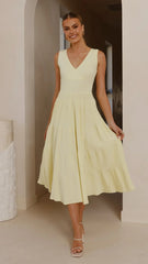 Jayde Knit Dress - Yellow