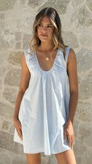 Vanessa Mini Dress - Blue