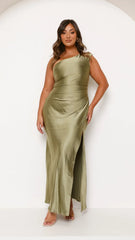 Victoria Maxi Dress - Olive