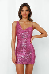 Citadel Skies Dress Pink Sequins