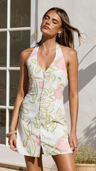 Coast Mini Dress - Primavera Print